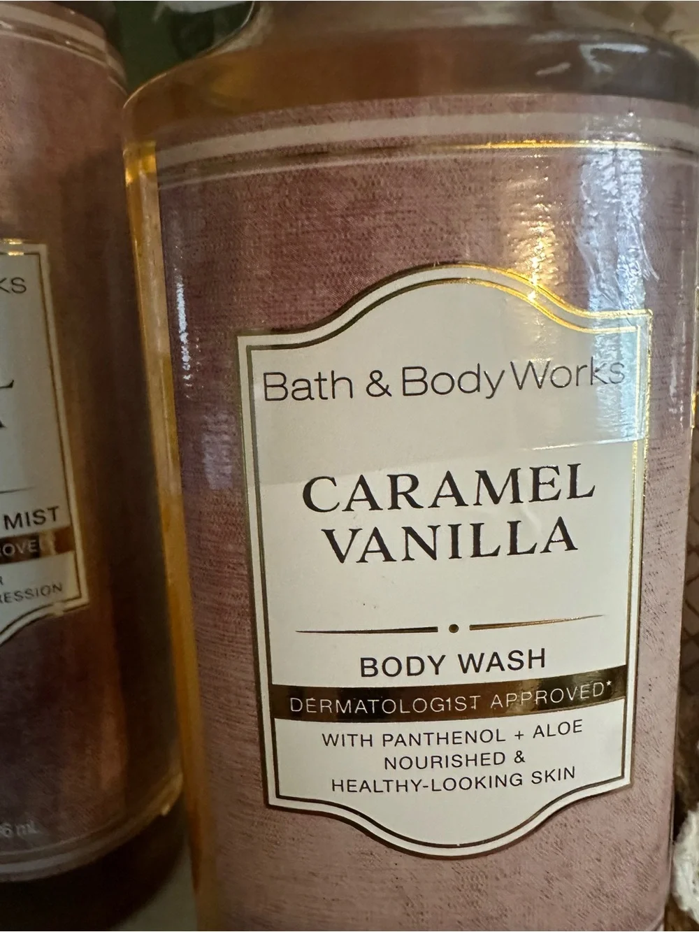 Bath & Body Works Caramel Vanilla Body Care Set - Brown